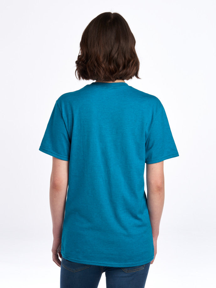 4X-Large Digital Teal Heather Jerzees 560MR 